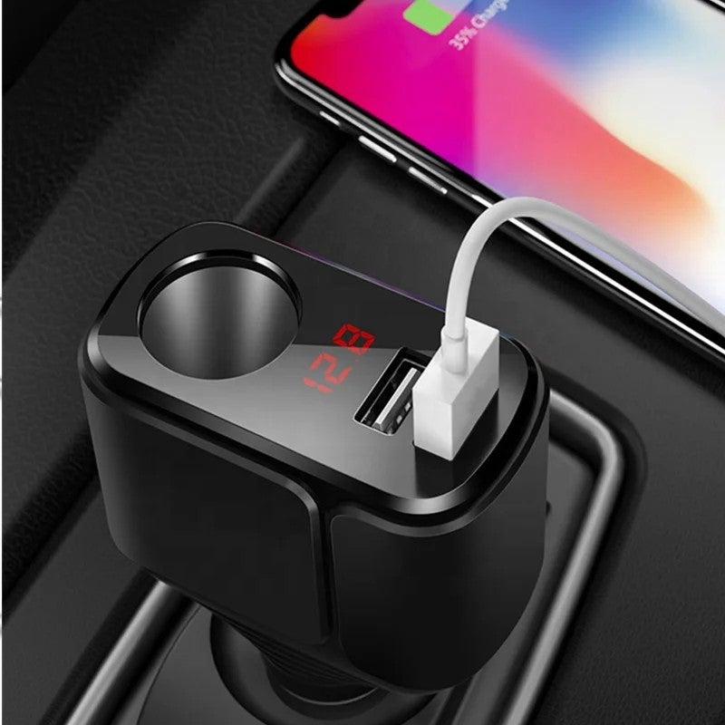 Bluejw 18W Mini USB Car Charger, 3.1A Dual Port (Type-C PD & USB-A), 15W Fast Charging Automobile Adapter for Phones & More - Image 5